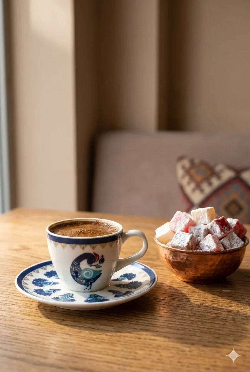 Traditional Turkish delight lokum sweets inspired by Ottoman culinary culture