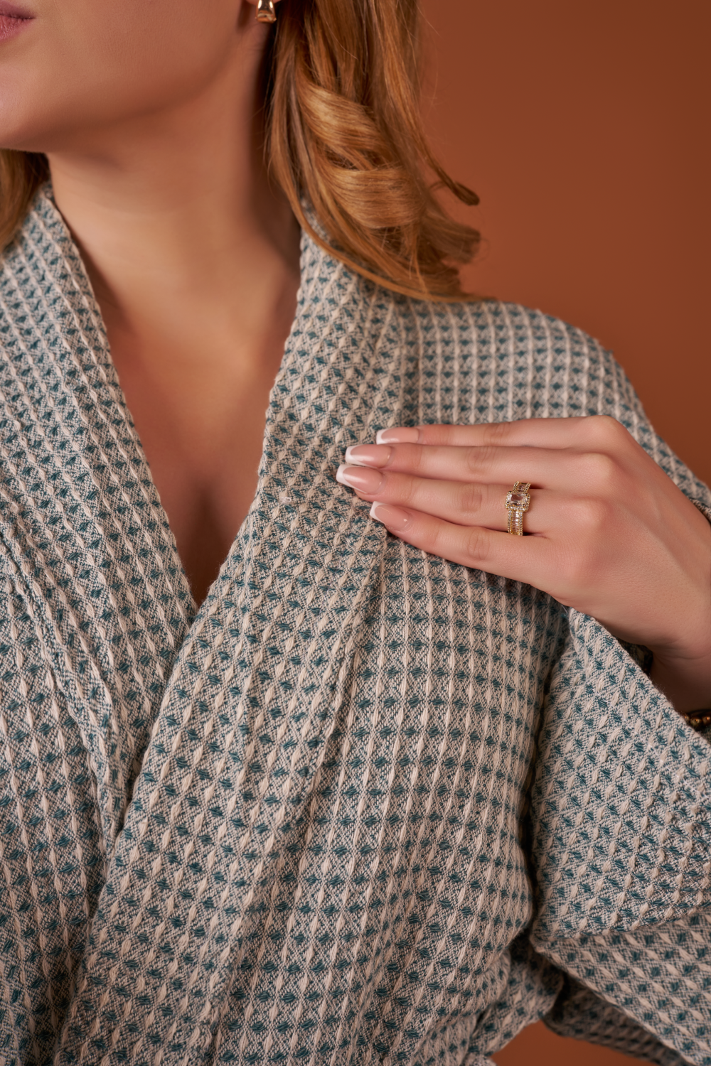 Turquoise Bathrobe from Turkey