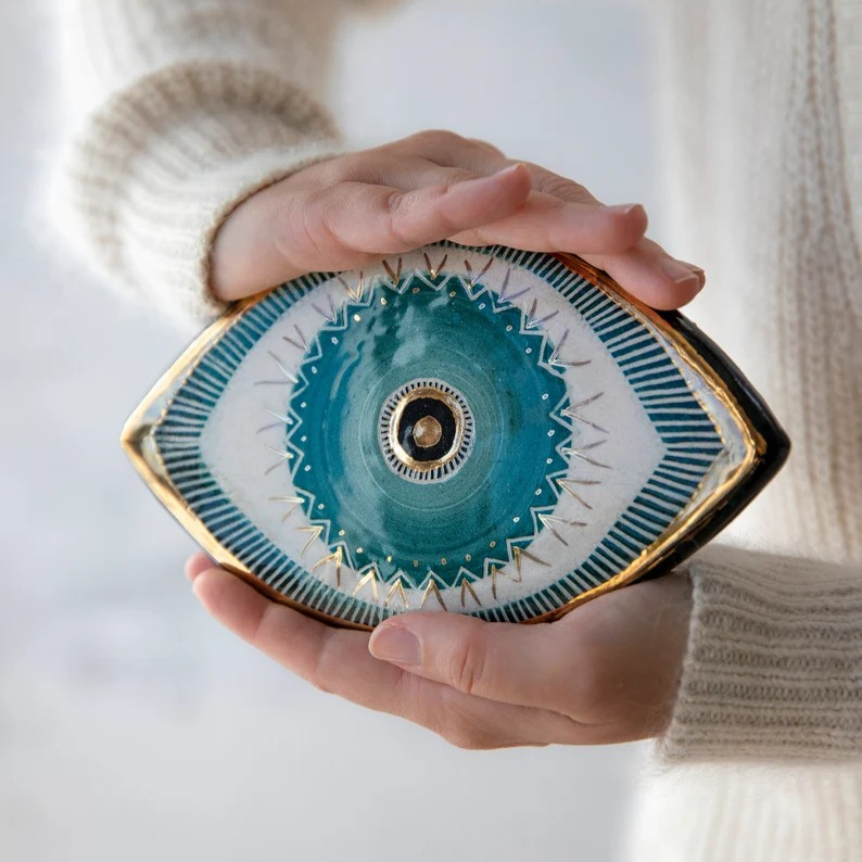 Evil Eye | Big Eye Oval | 7.8"