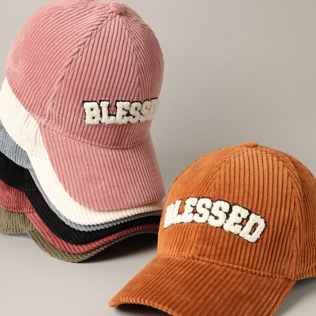 Cap - 3D Embroidered Corduroy Baseball.