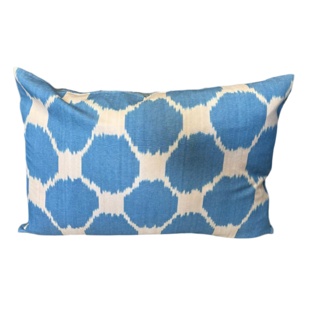 Suzani Pillow Cover | Blue Tulip