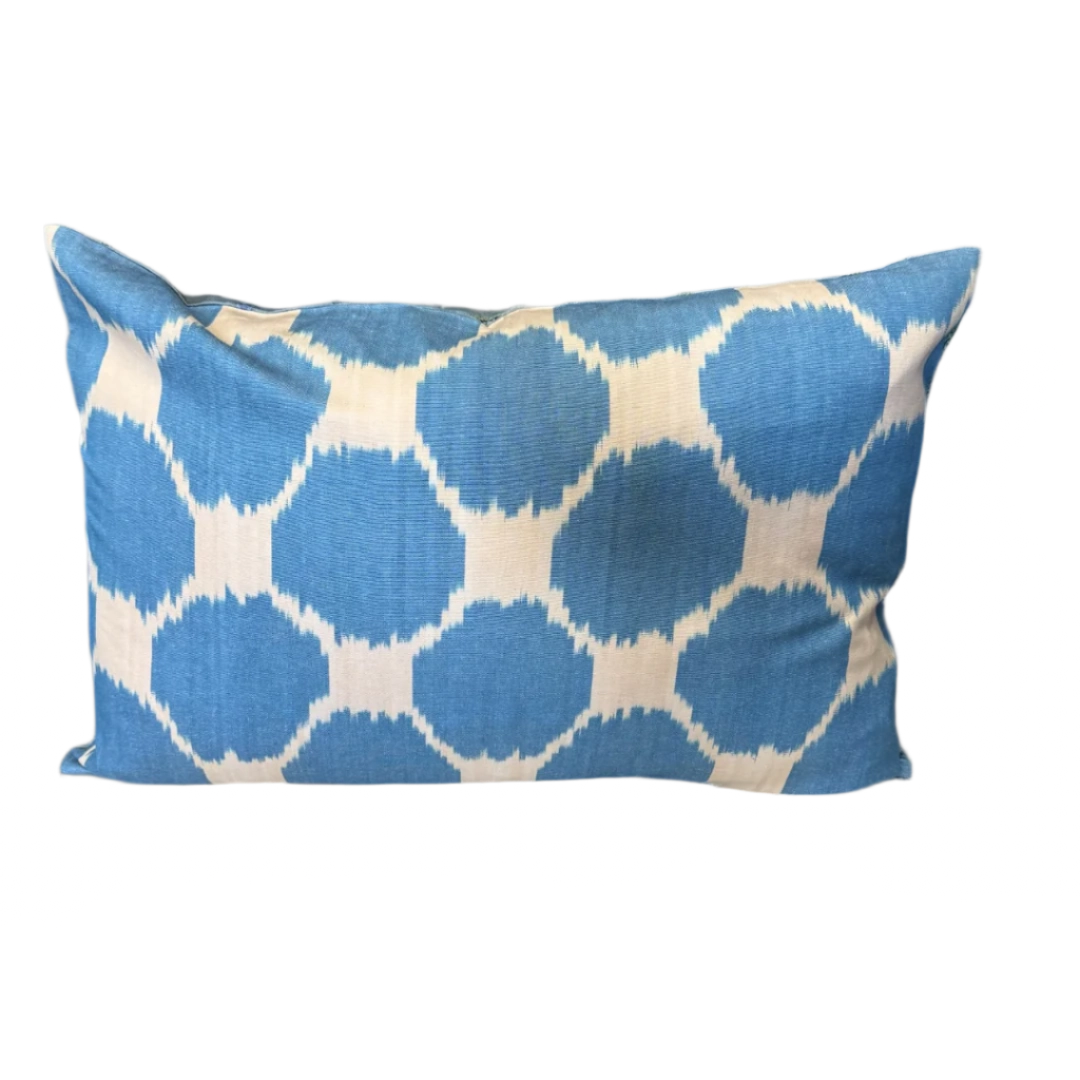 Suzani Pillow Cover | Blue Tulip