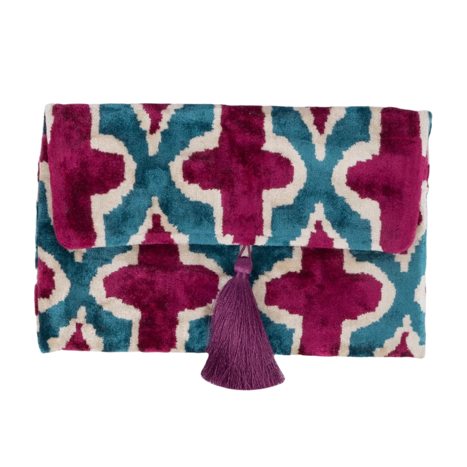 Clutch Bag | Blue & Purple