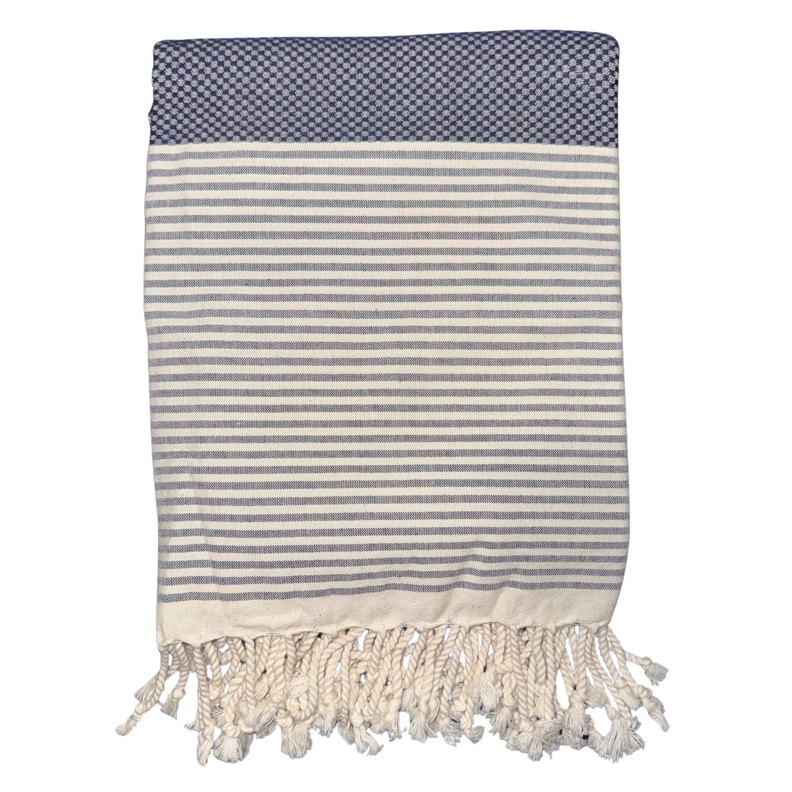 Handwoven Peshtemal Towel – Navy