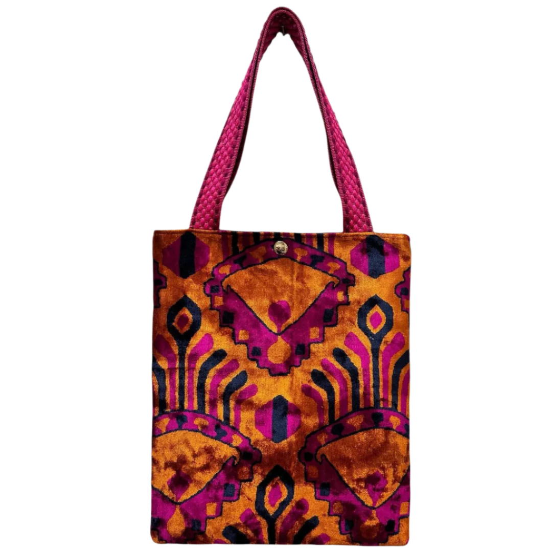 Silk Velvet Shoulder Bag