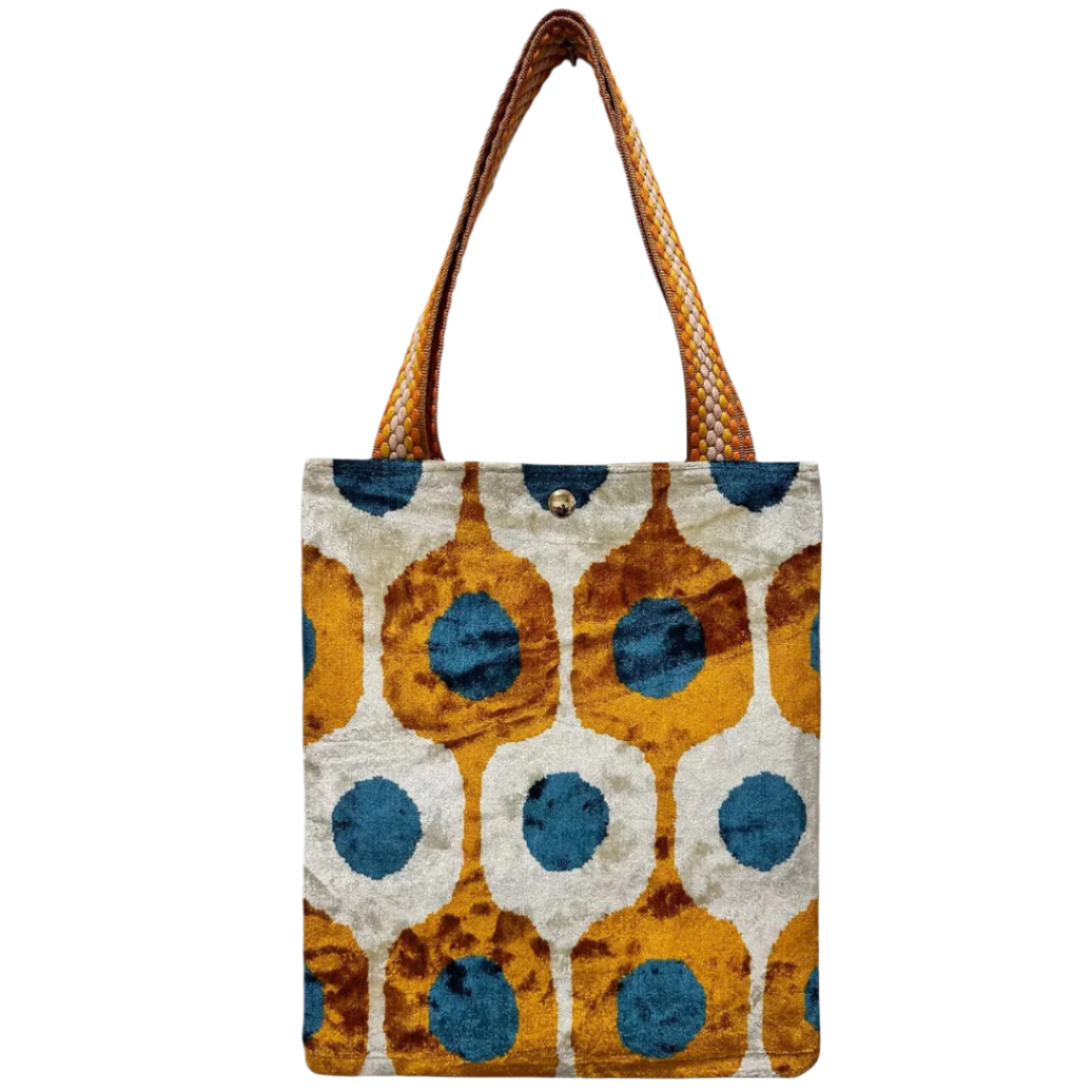 Silk Velvet Shoulder Bag