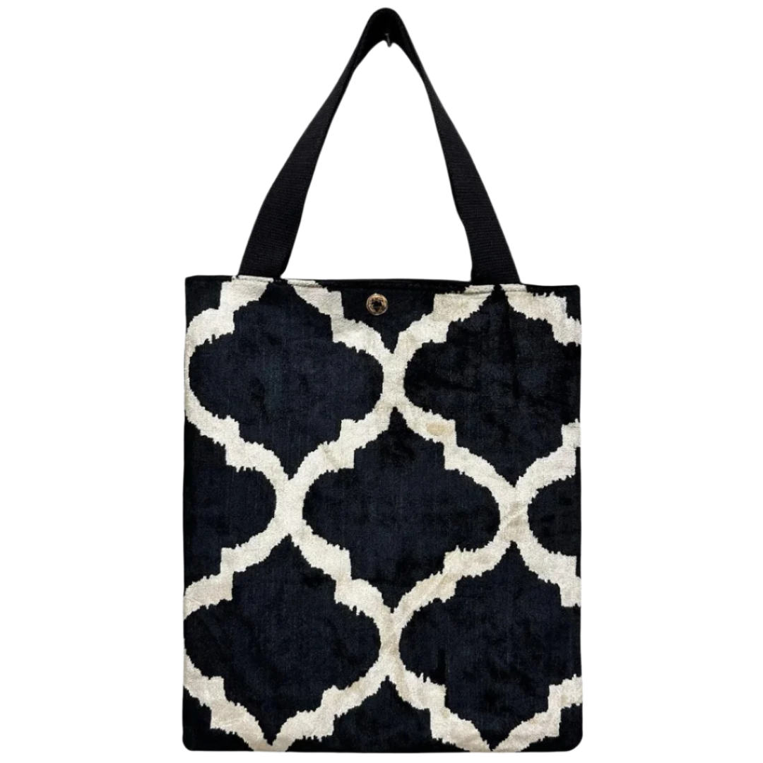 Silk Velvet Shoulder Bag