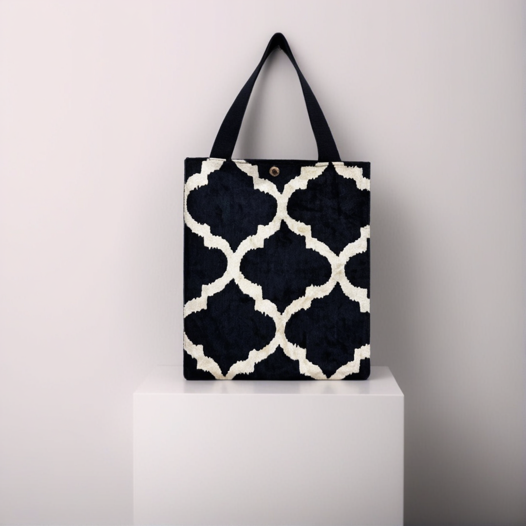 Silk Velvet Shoulder Bag