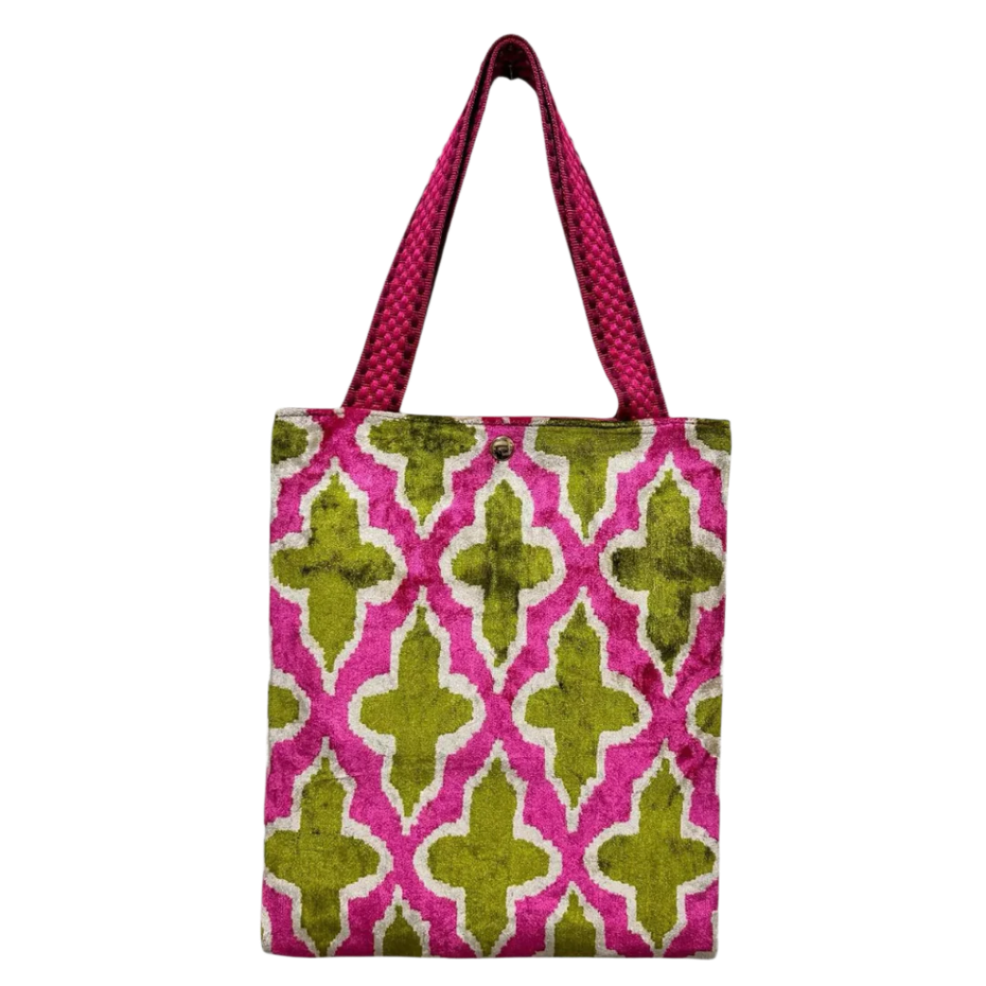 Silk Velvet Shoulder Bag