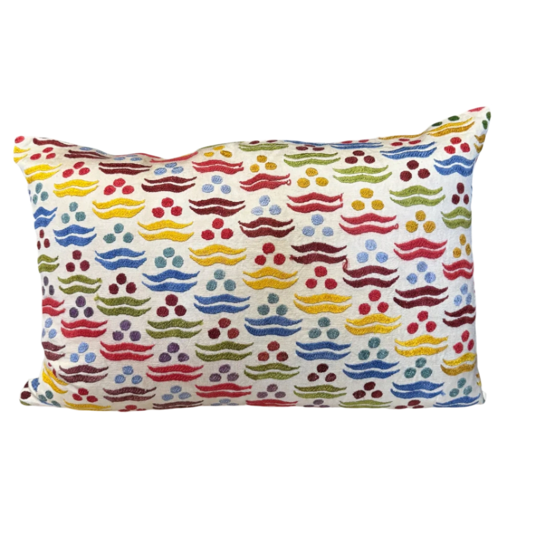 Suzani Pillow Cover | Rainbow 1