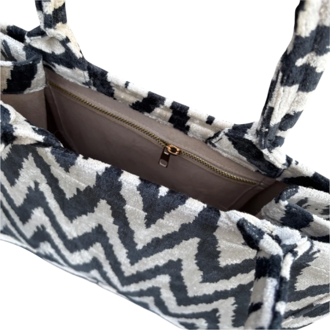 Silk Velvet Tote Bag