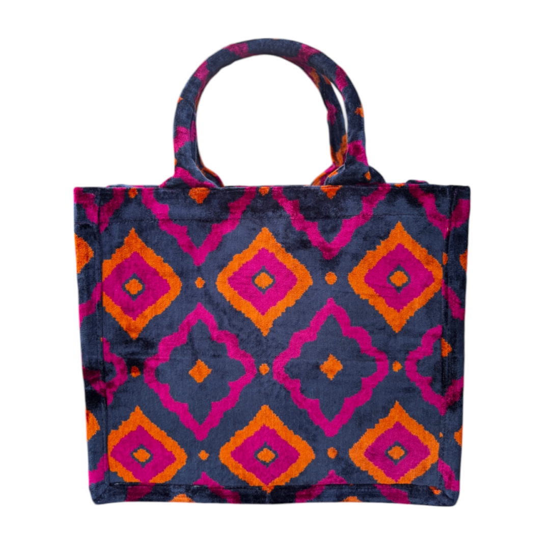 Silk Velvet Tote Bag