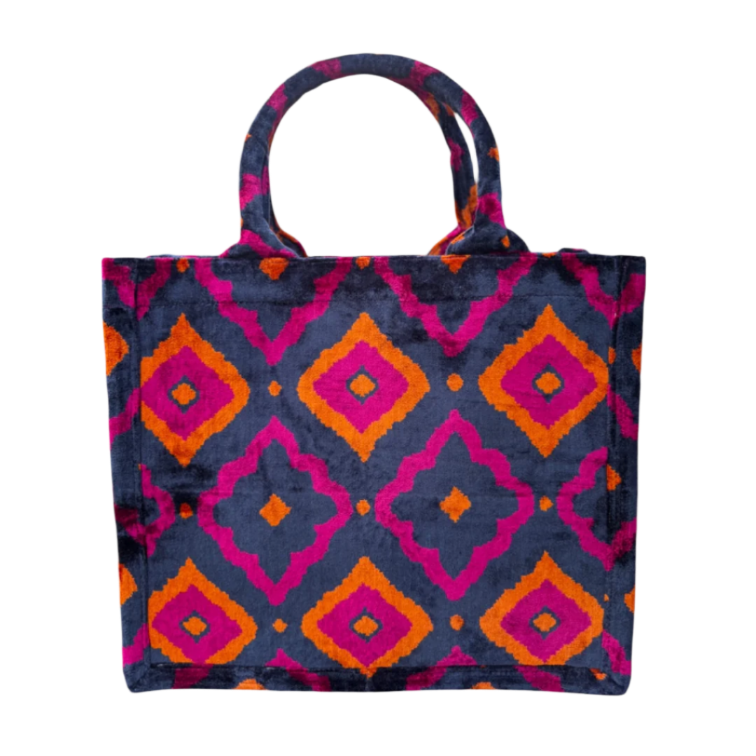 Silk Velvet Tote Bag