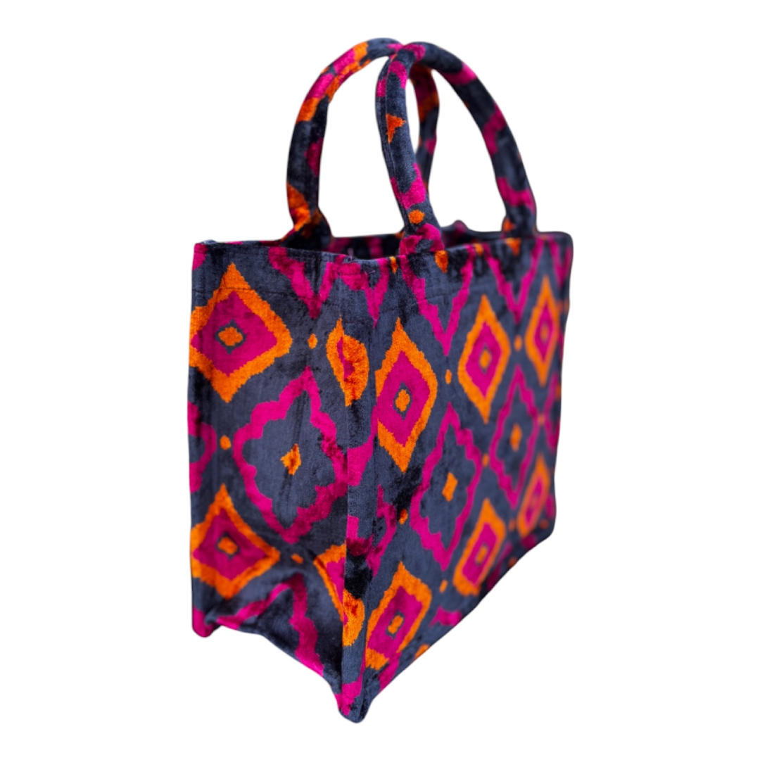 Silk Velvet Tote Bag
