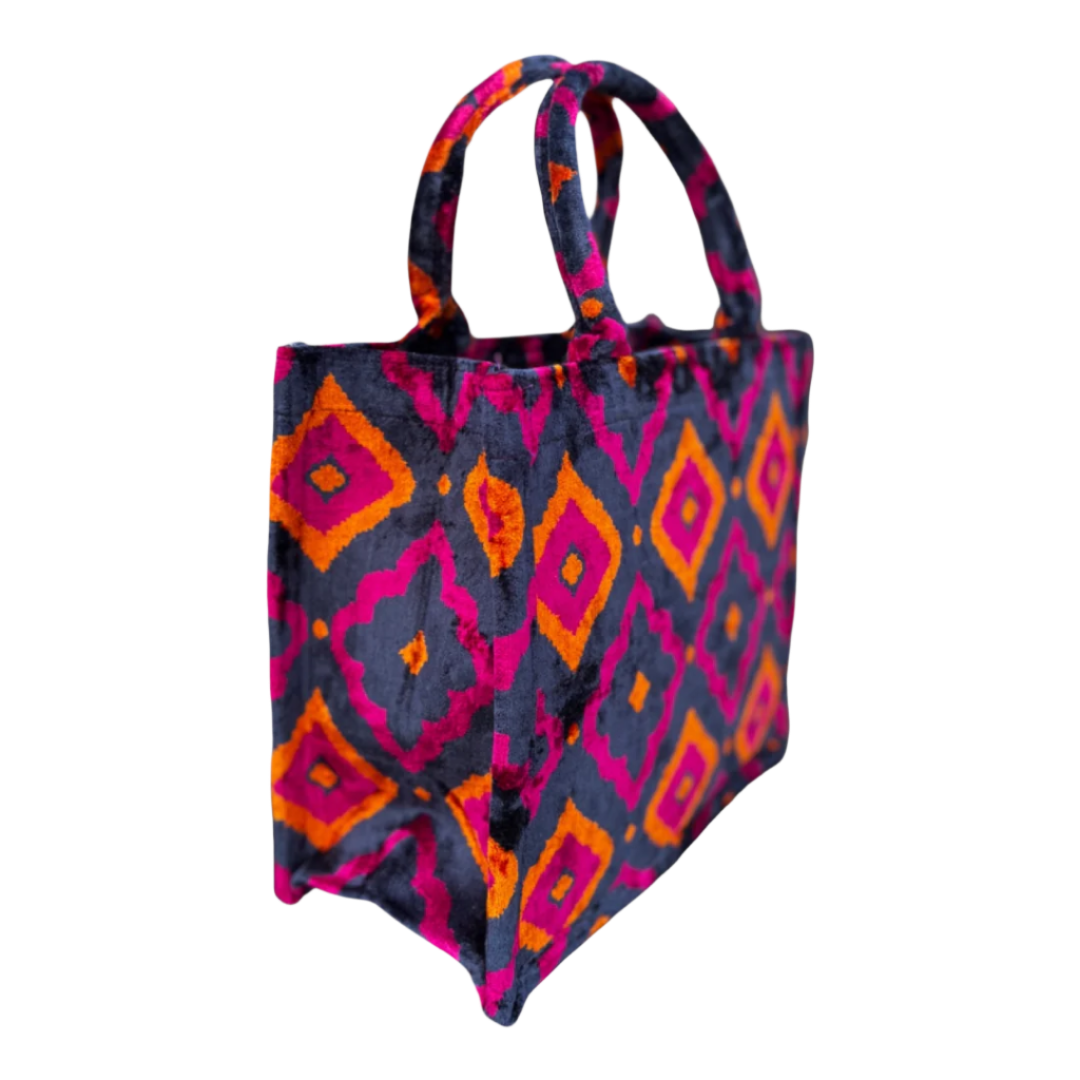 Silk Velvet Tote Bag