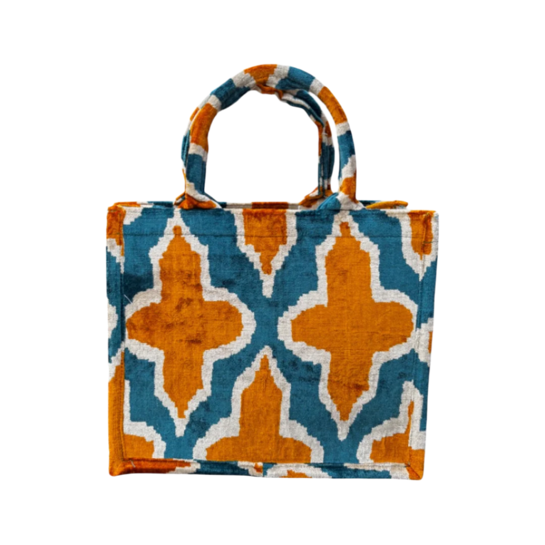 Silk Velvet Tote Bag