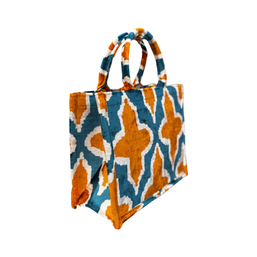 Silk Velvet Tote Bag