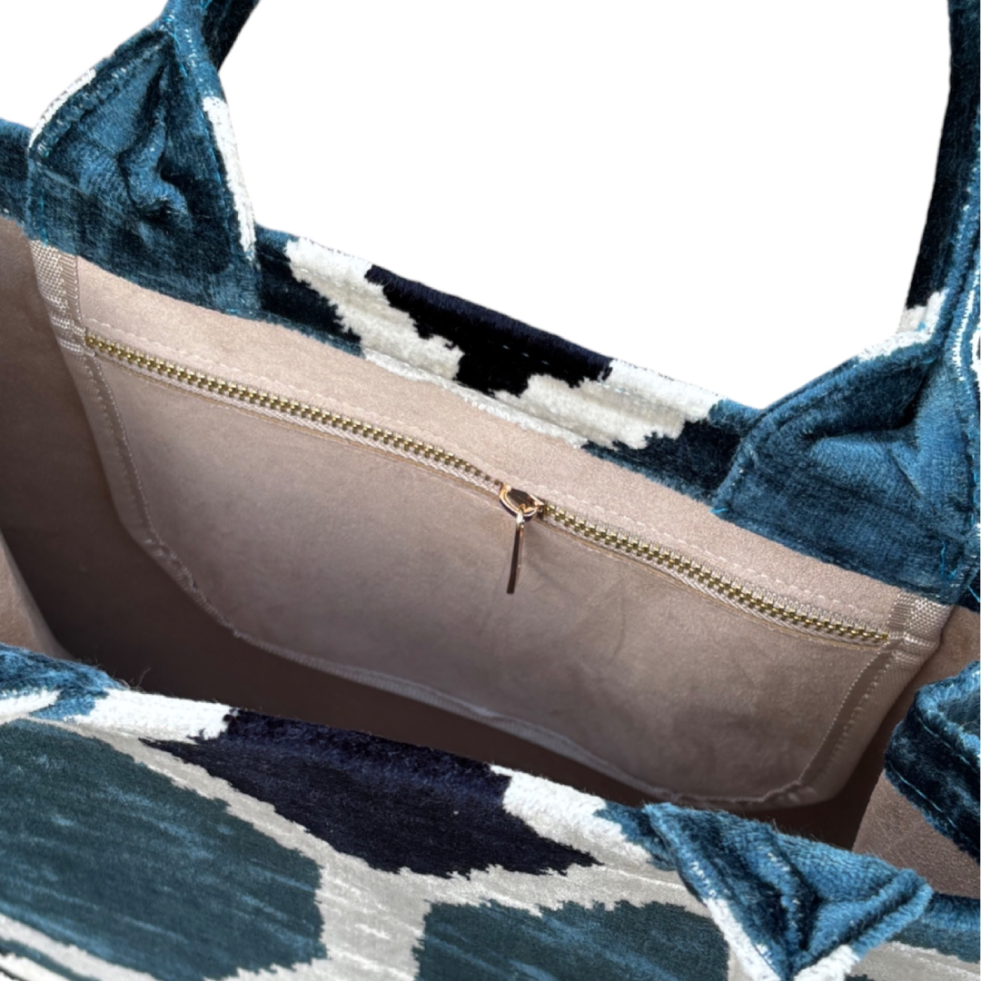 Silk Velvet Tote Bag