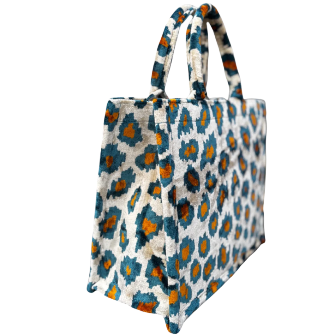 Silk Velvet Tote Bag