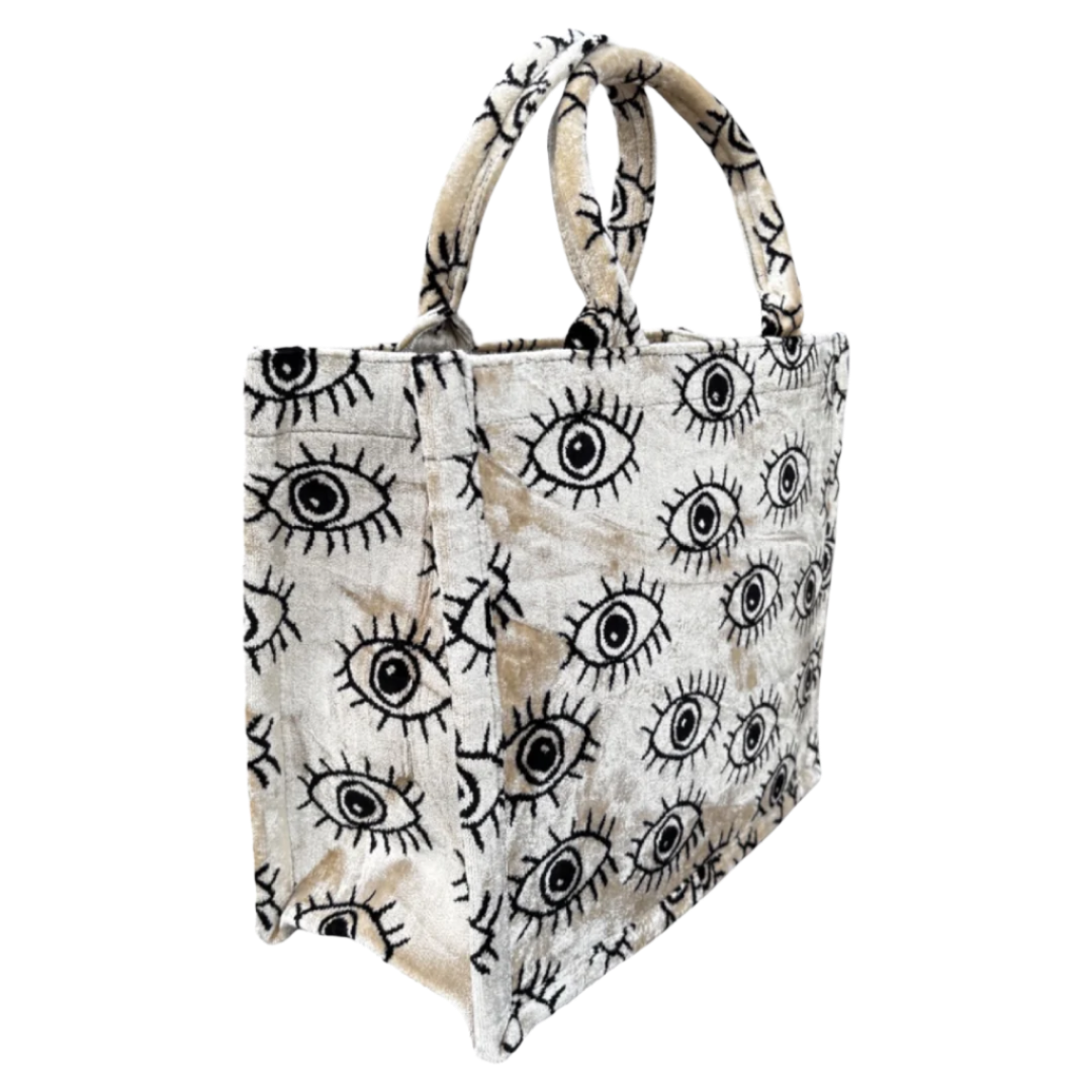 Silk Velvet Tote Bag