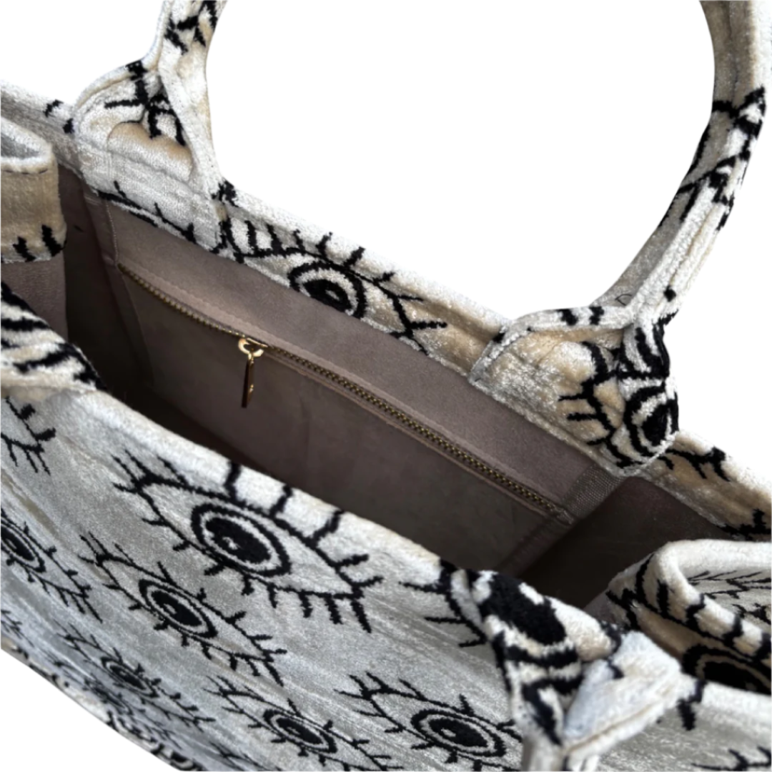 Silk Velvet Tote Bag