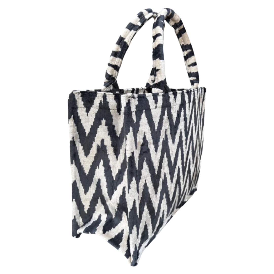 Silk Velvet Tote Bag