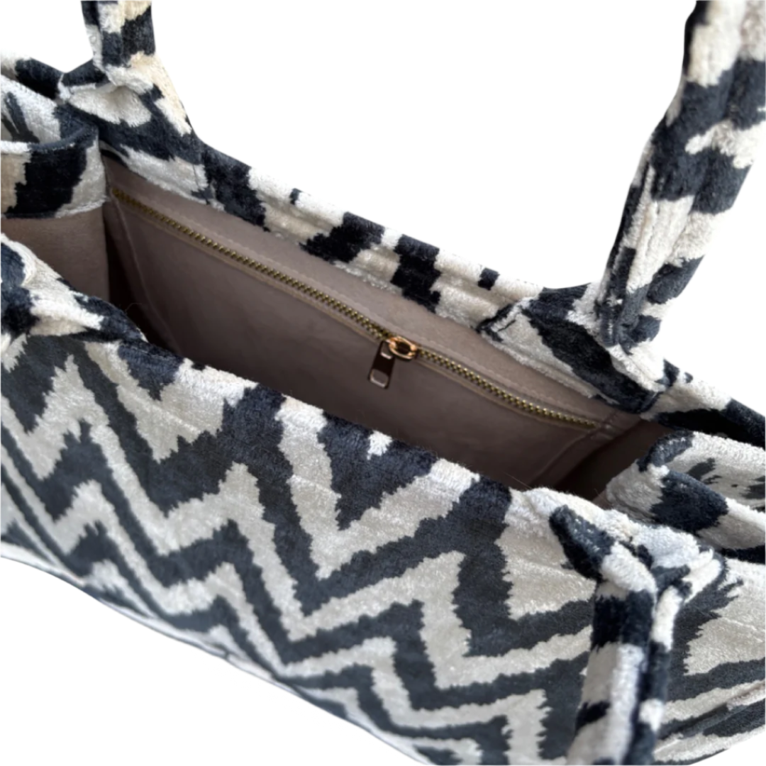 Silk Velvet Tote Bag