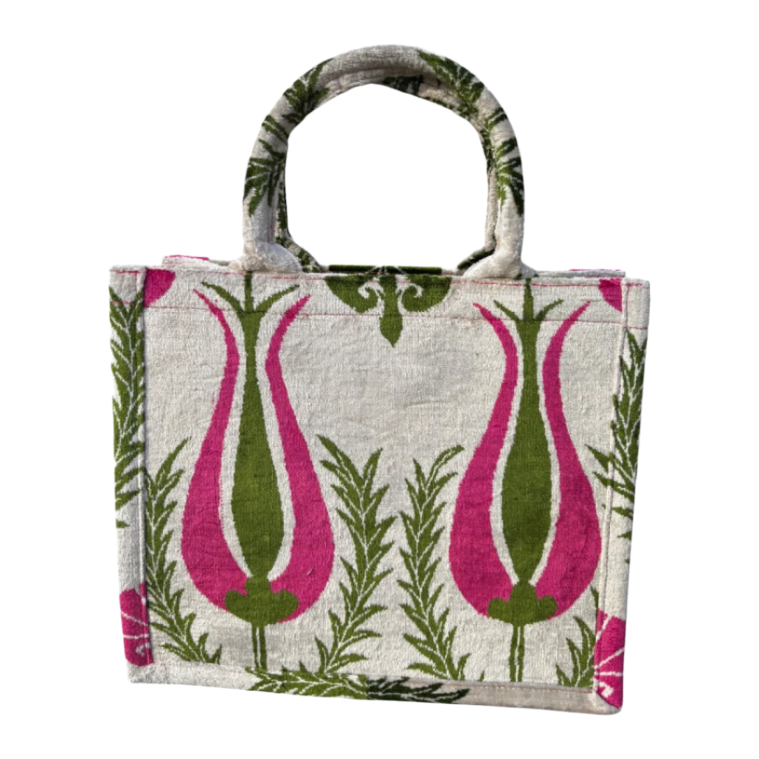 Silk Velvet Tote Bag