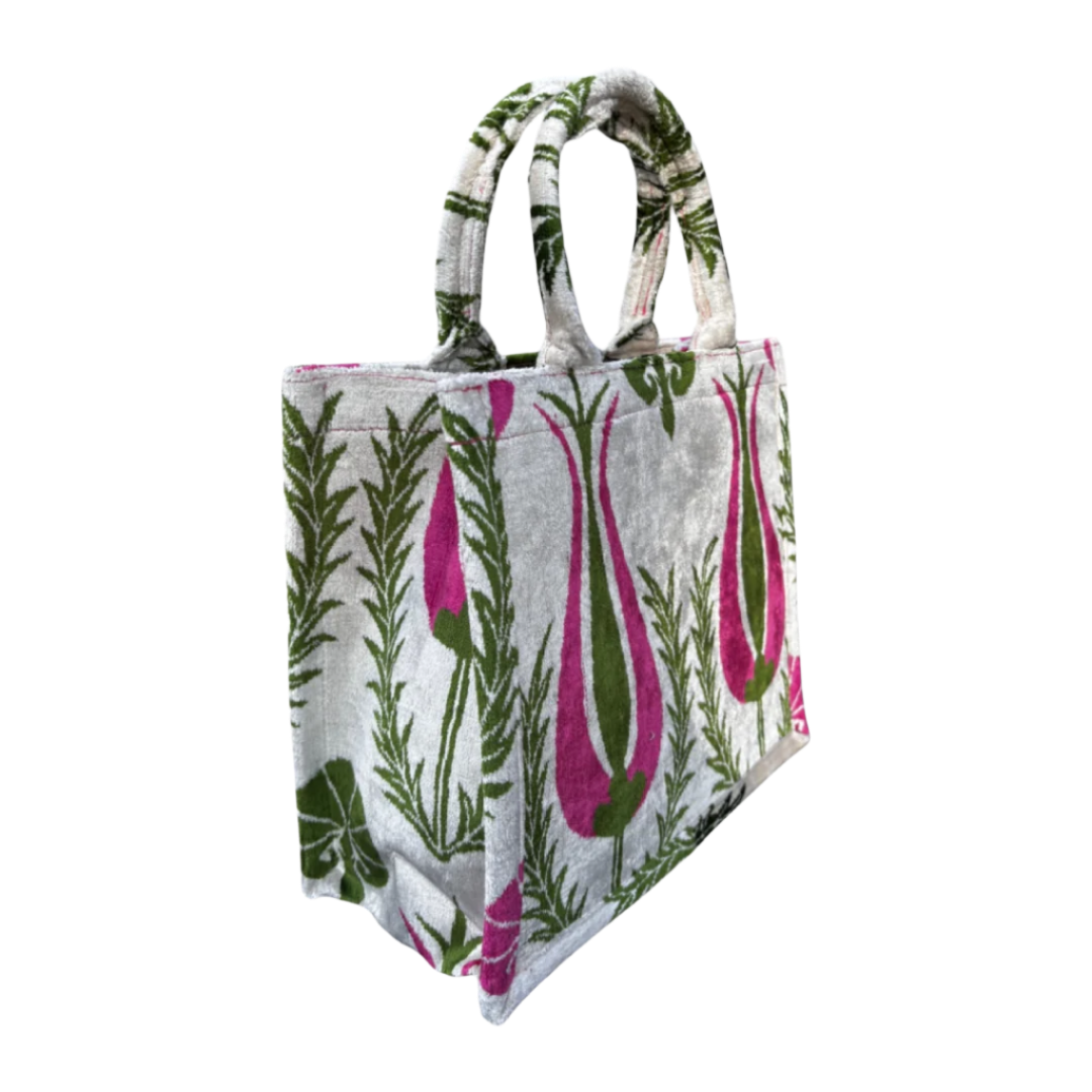 Silk Velvet Tote Bag