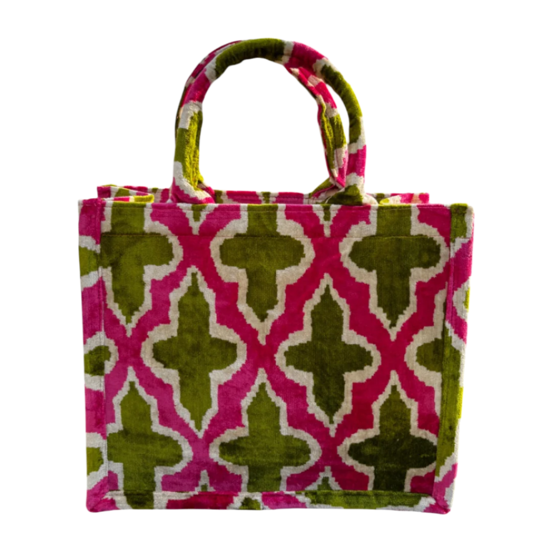 Silk Velvet Tote Bag