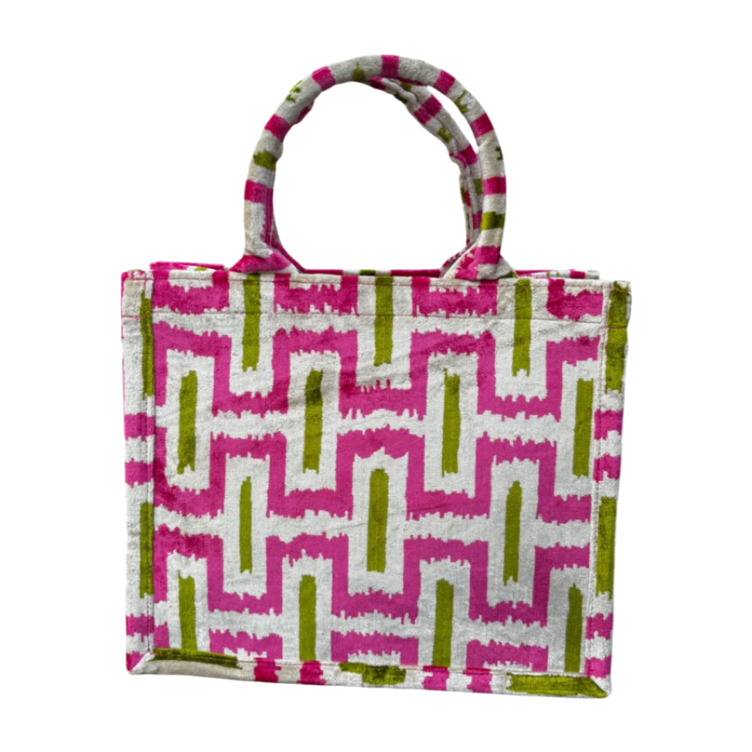 Silk Velvet Tote Bag