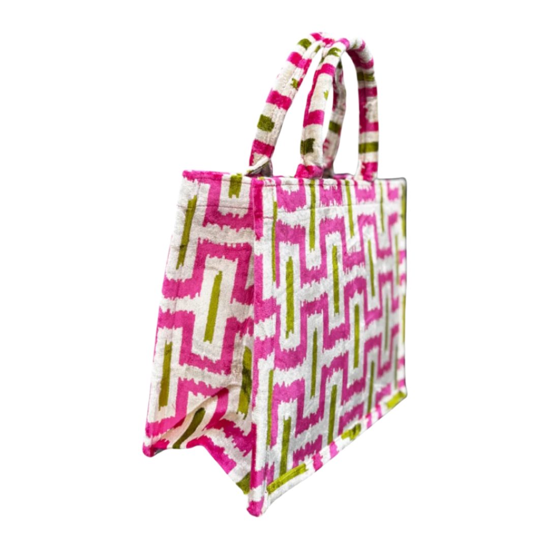 Silk Velvet Tote Bag