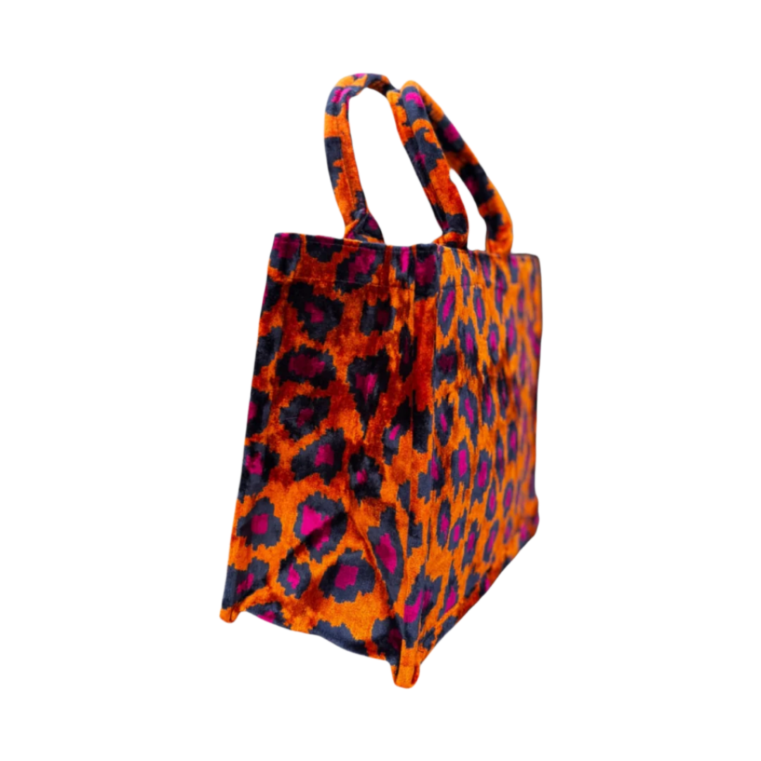 Silk Velvet Tote Bag