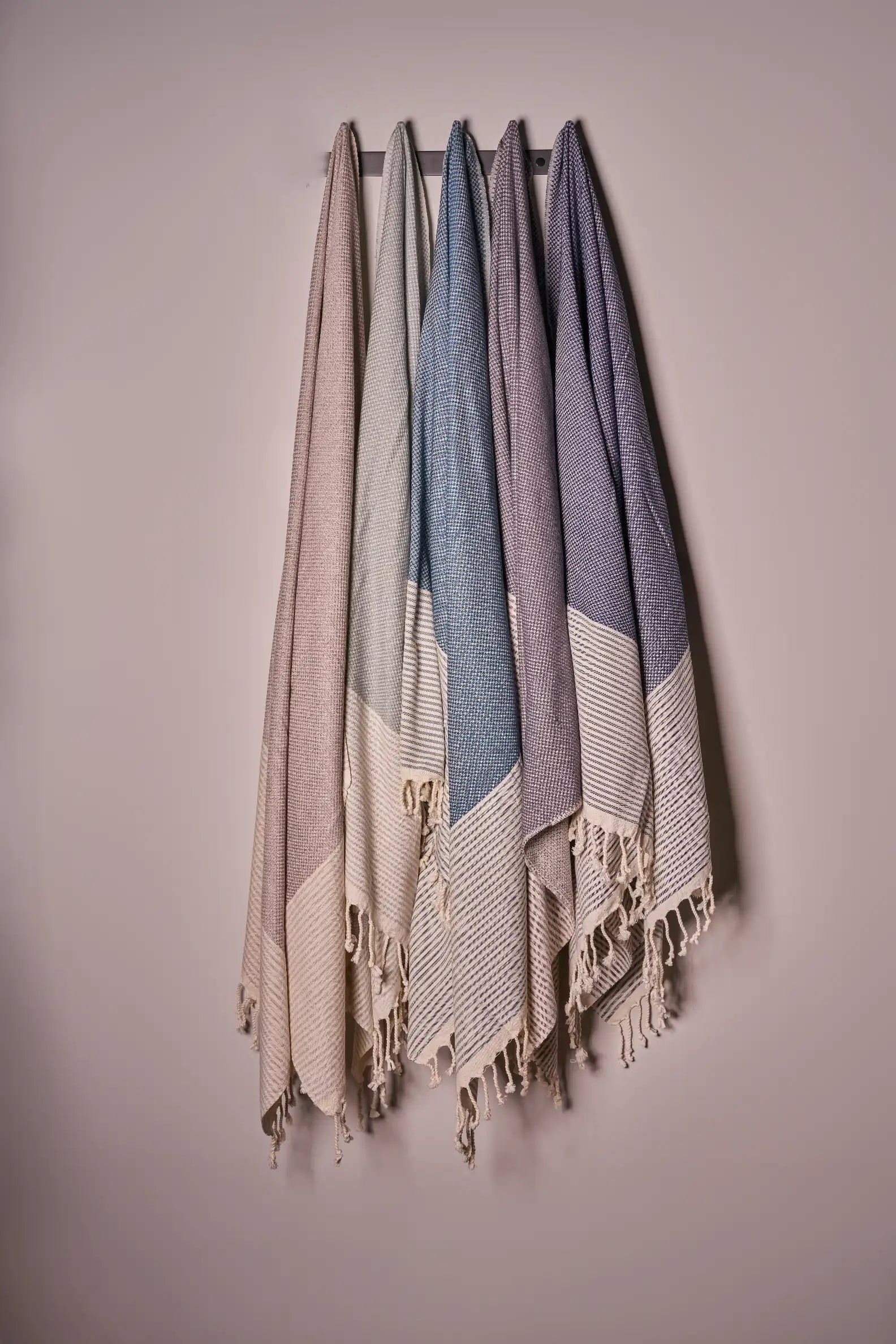 Traditional Turkish peshtemal towels lightweight cotton textile perfect for Texas living