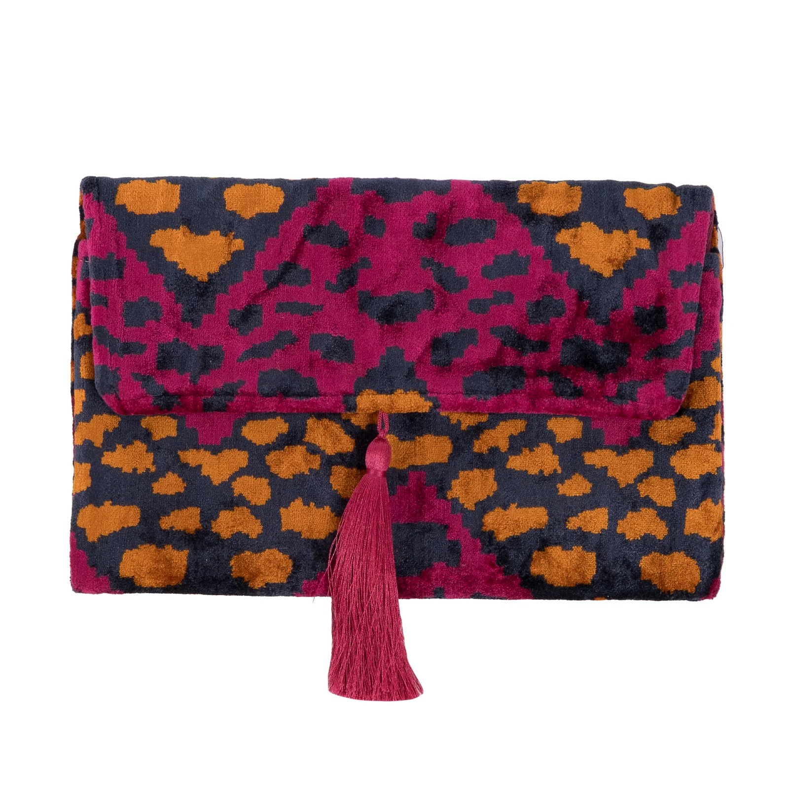 Clutch Bag | Purple & Cinnamon 2