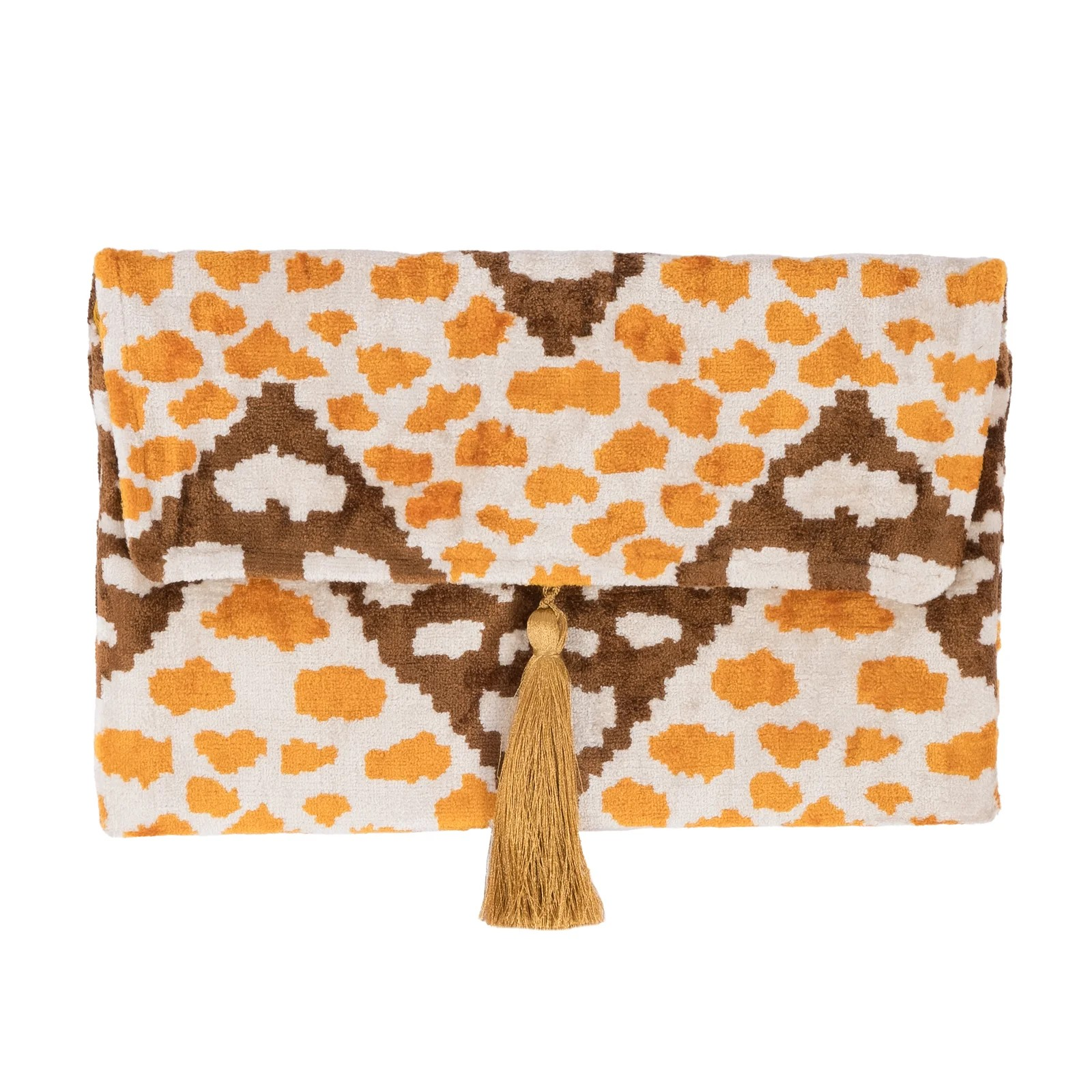 Clutch Bag | Honey & Brown