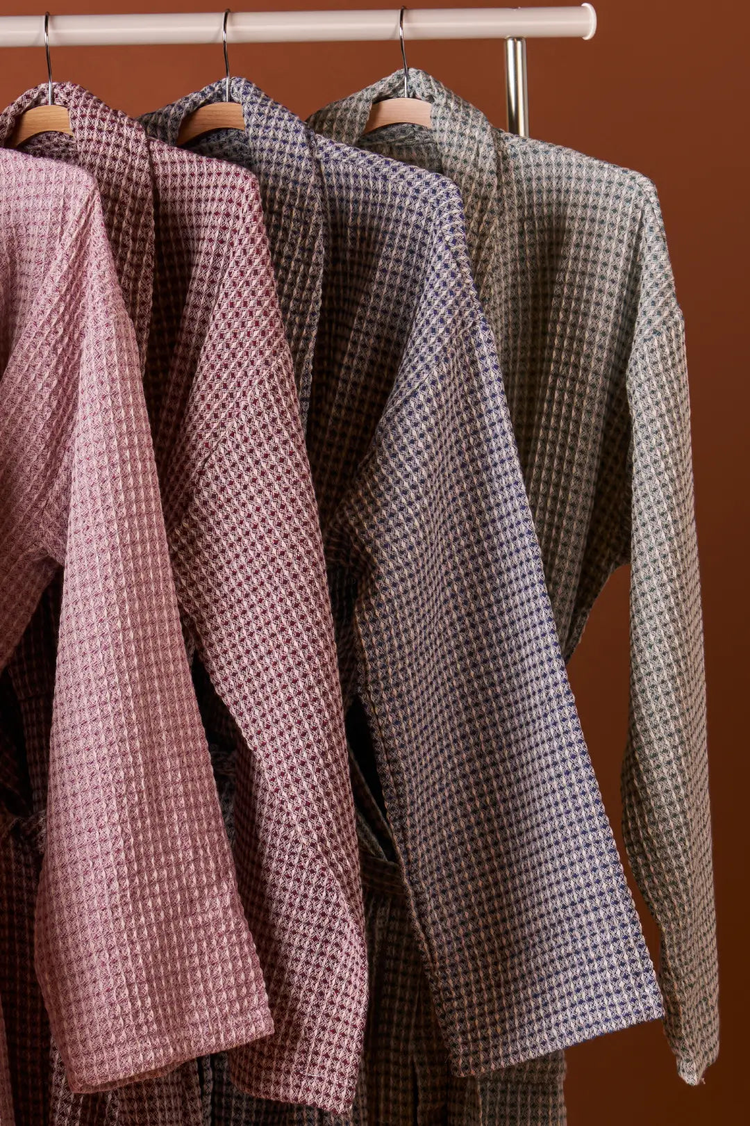Waffle Weave Peshtemal Bathrobe | Green