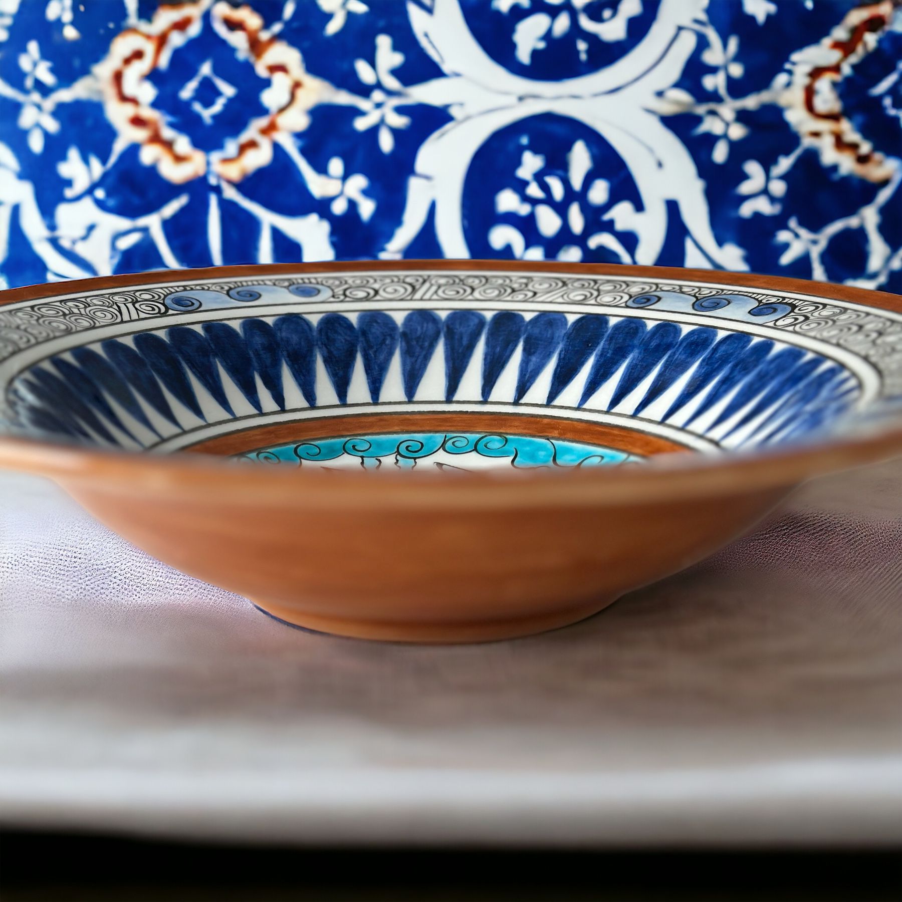 Milet Bowl - Blue Sparrow