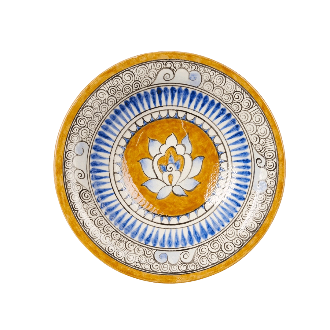 Milet Bowl - Blue Magnolia