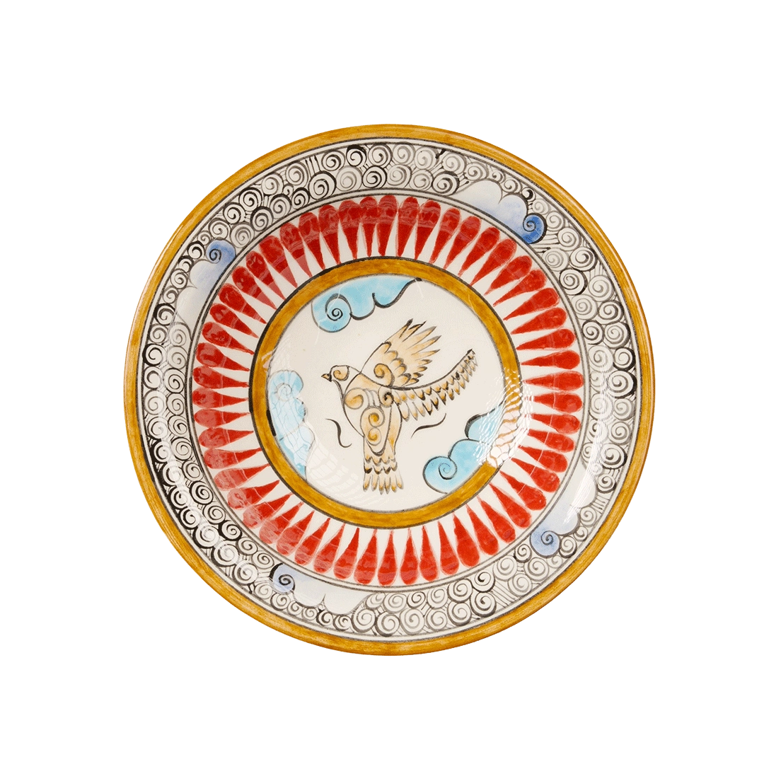 Milet Bowl - Red Pigeon