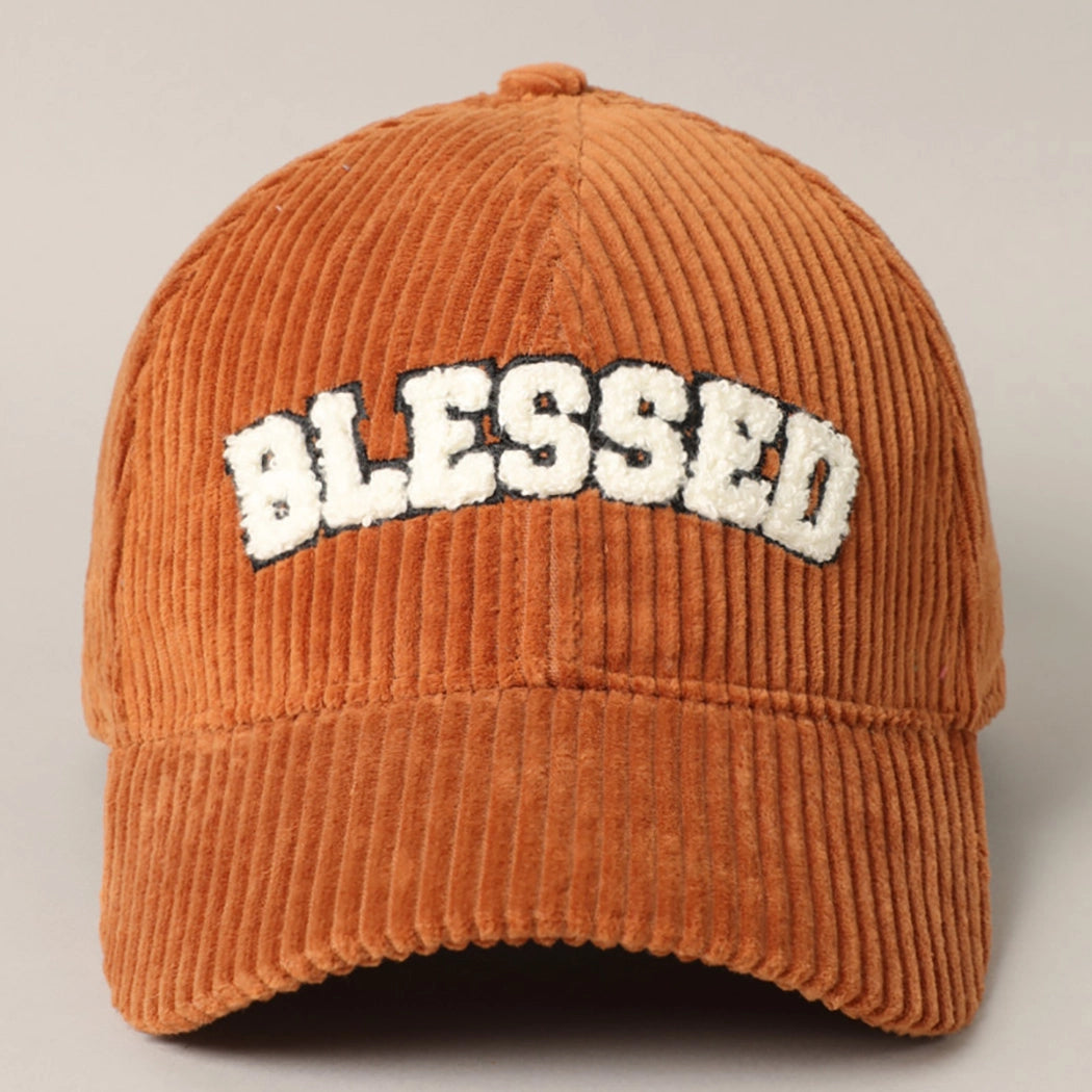 Cap - 3D Embroidered Corduroy Baseball.