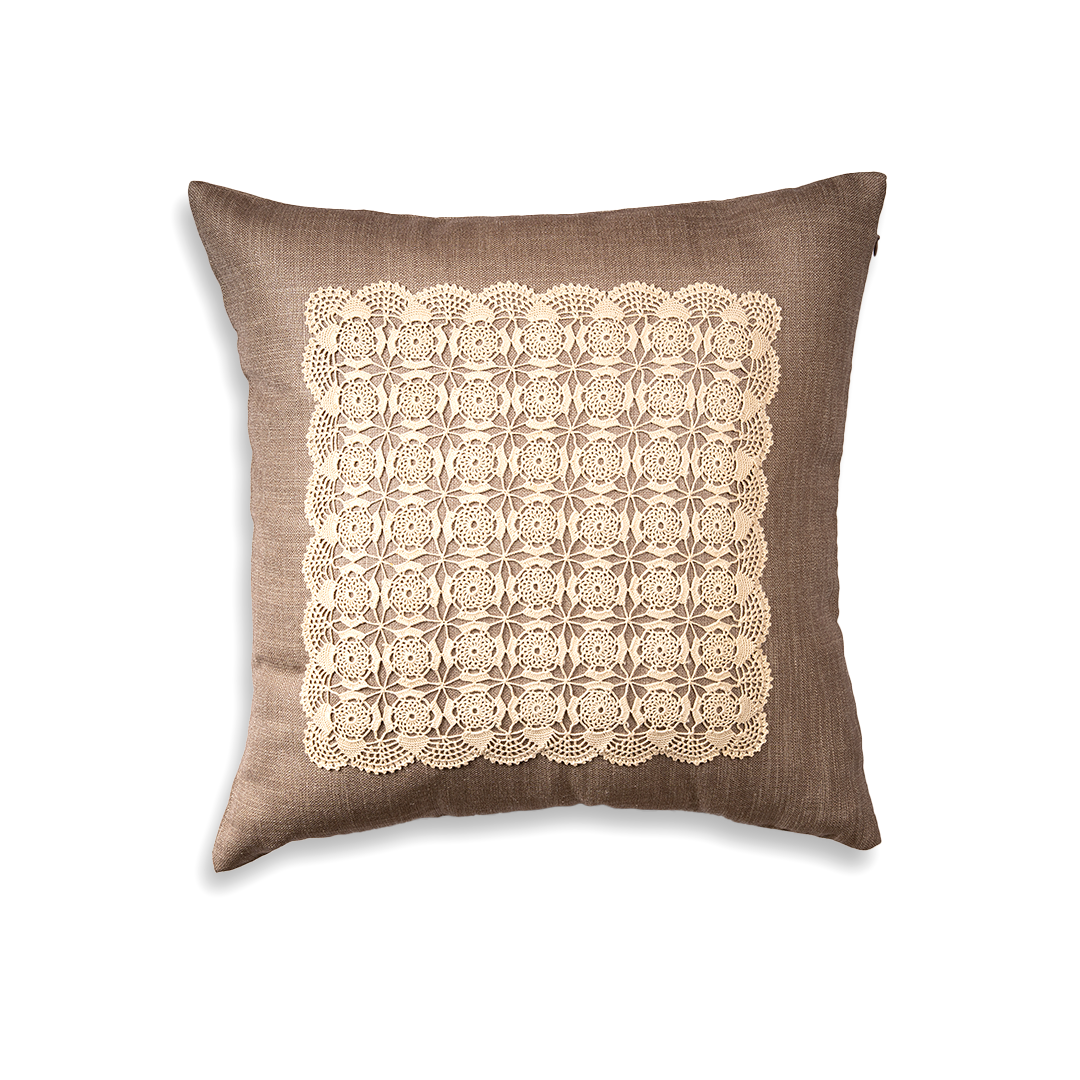 Pillow Cover with Lacework – 16