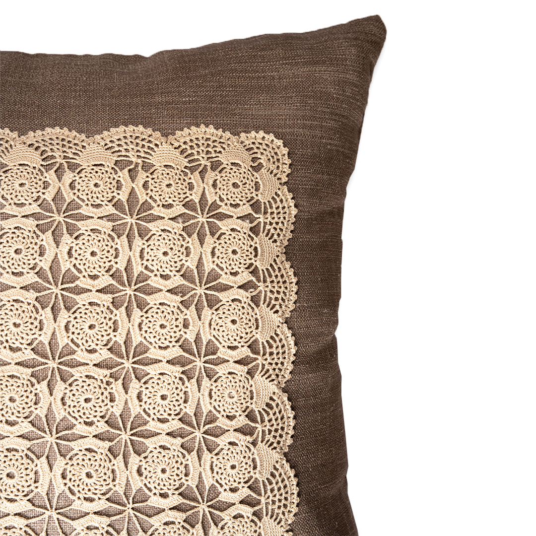 Pillow Cover with Lacework – 16