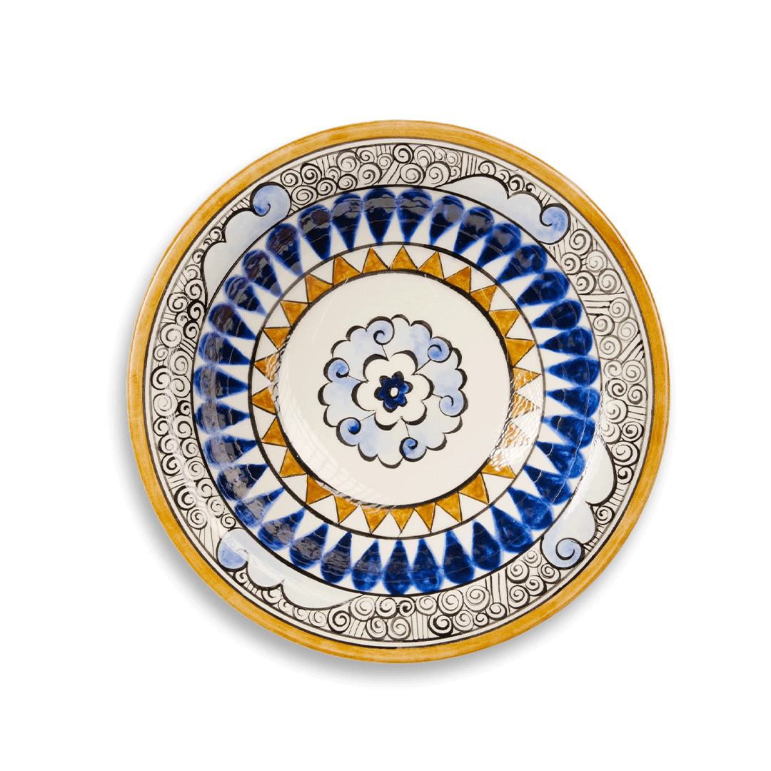 Milet Bowl - Navy Rosette