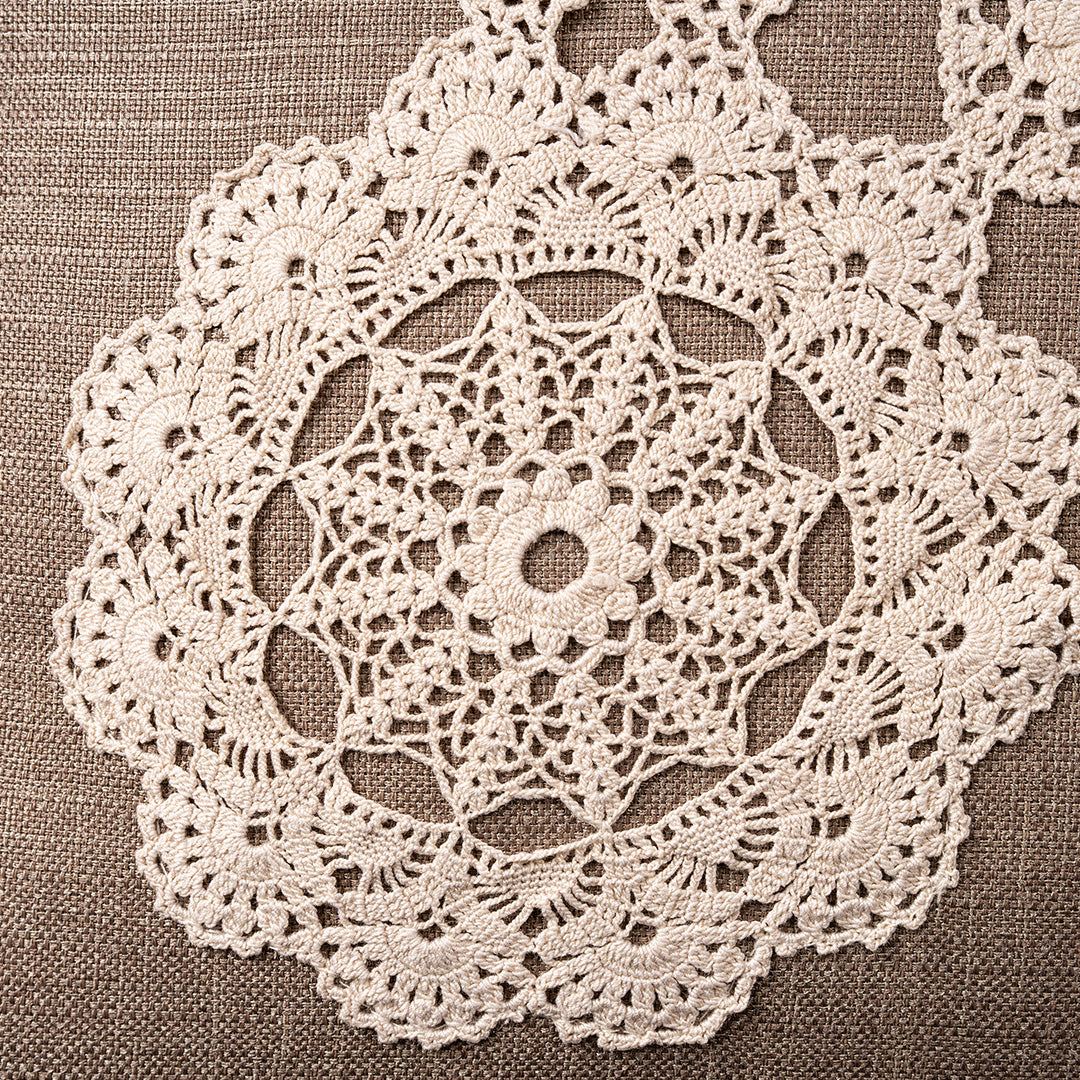 Pillow Cover with Lacework - 18