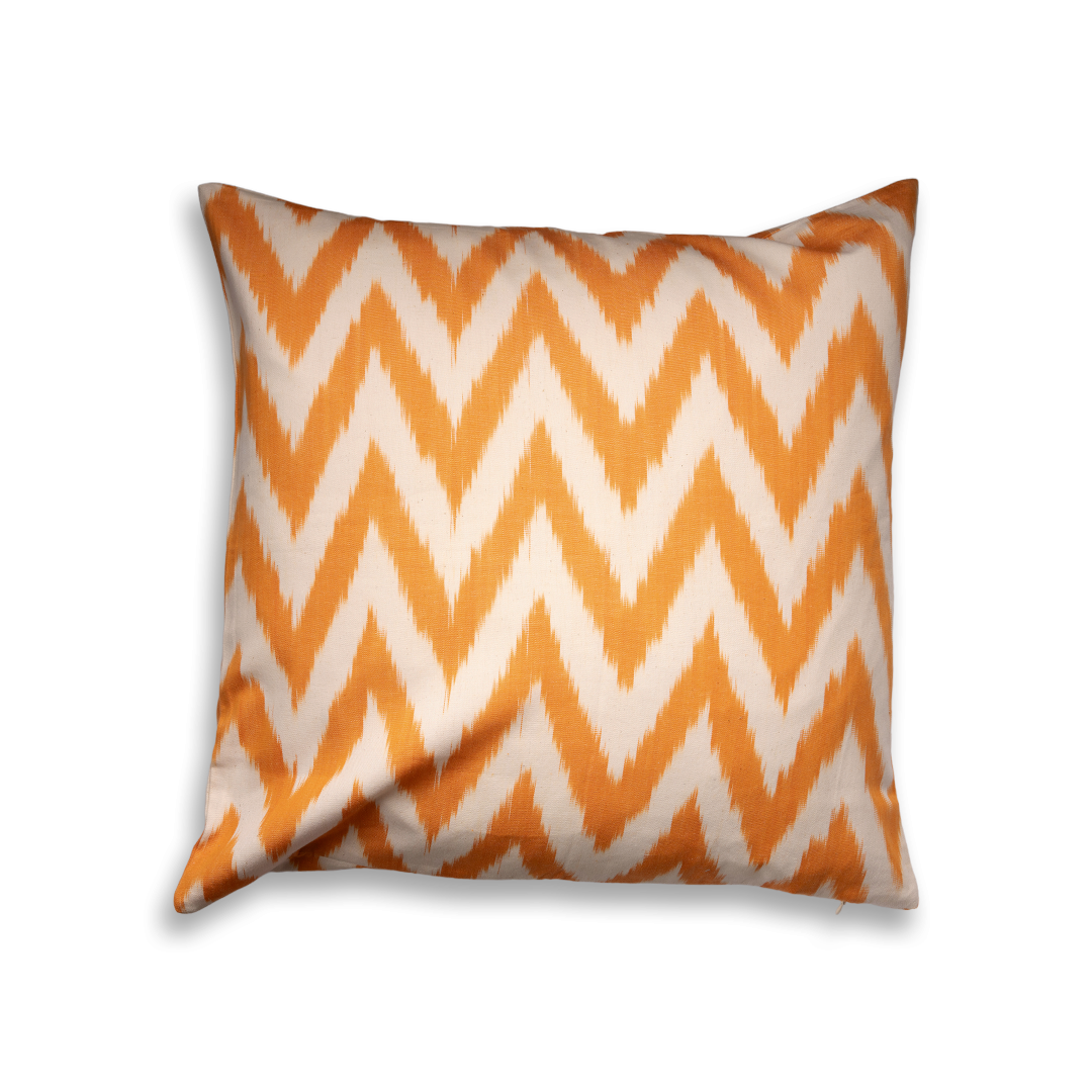 Ikat Pillow Cover - Handwoven Elegance for Your Home