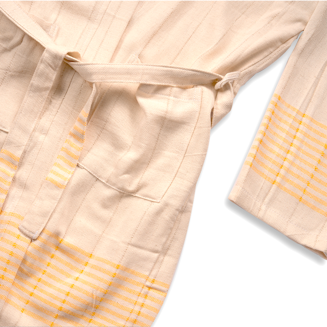 Peshtemal Bathrobe | Yellow