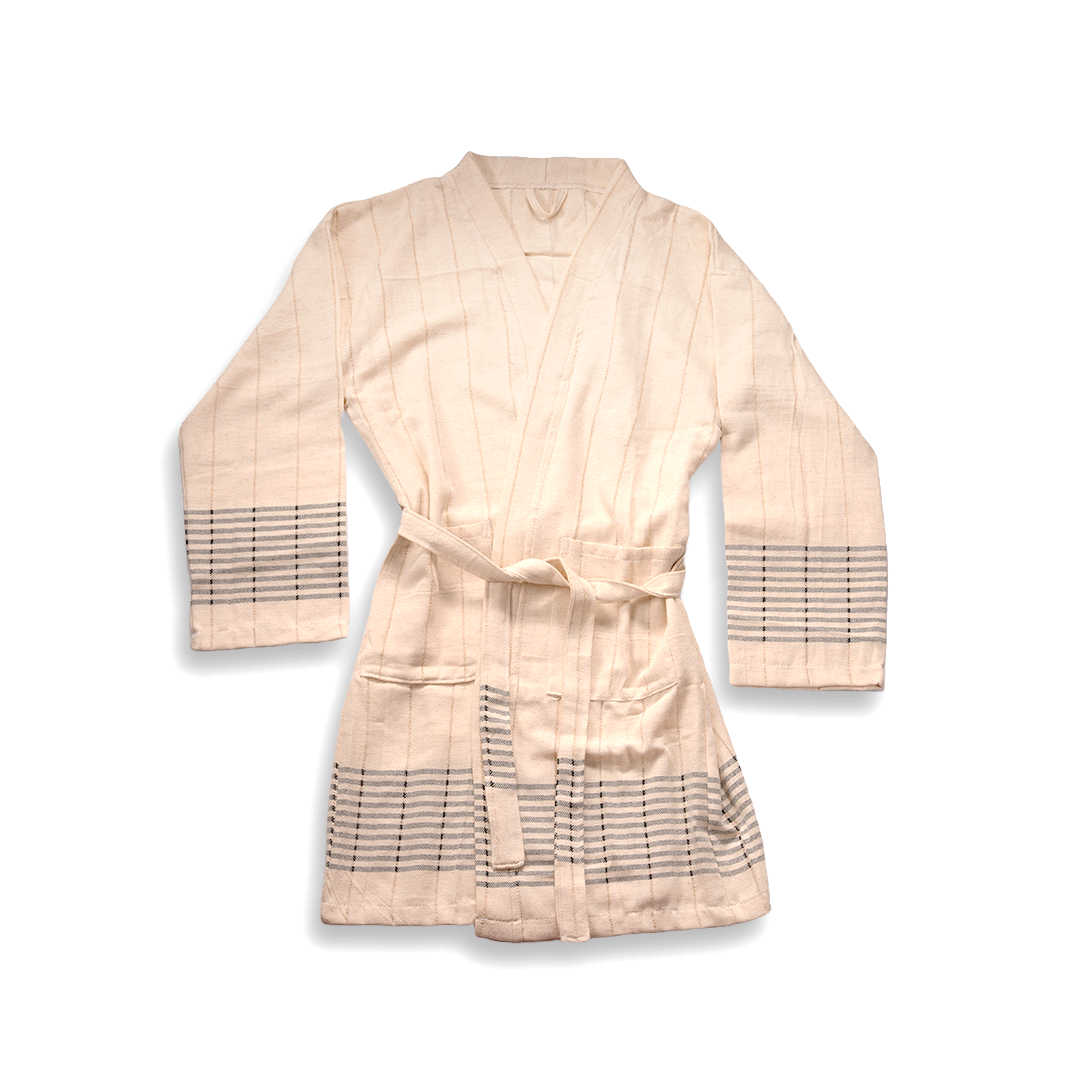 Peshtemal Bathrobe | Gray