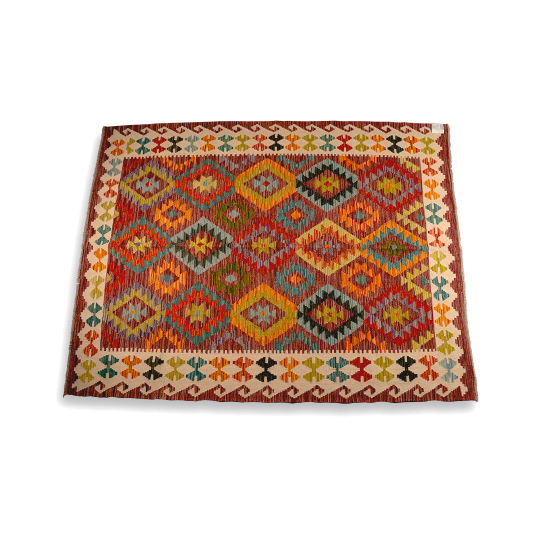 Ushak Kilim - Red