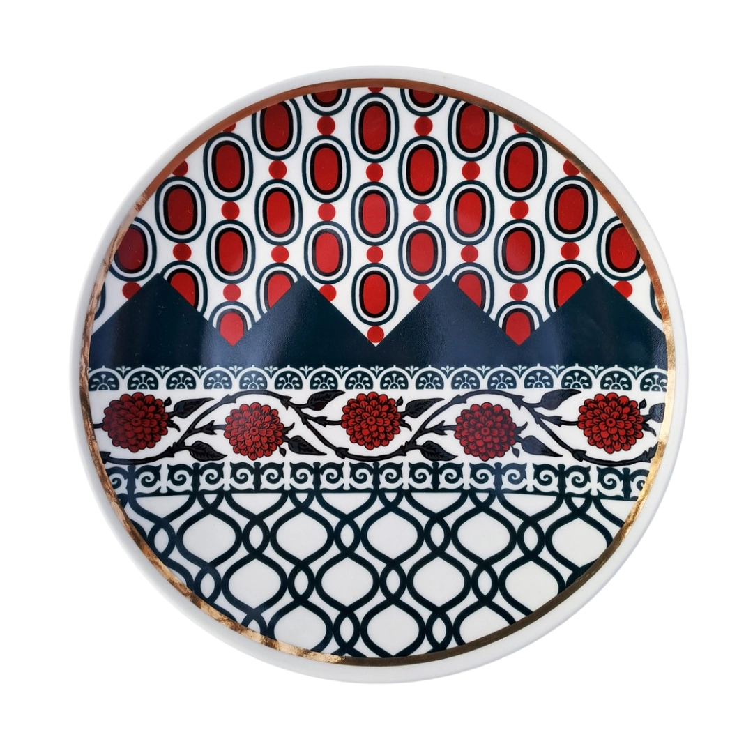 Porcelain Plate  | Gatto - Orient | 9"